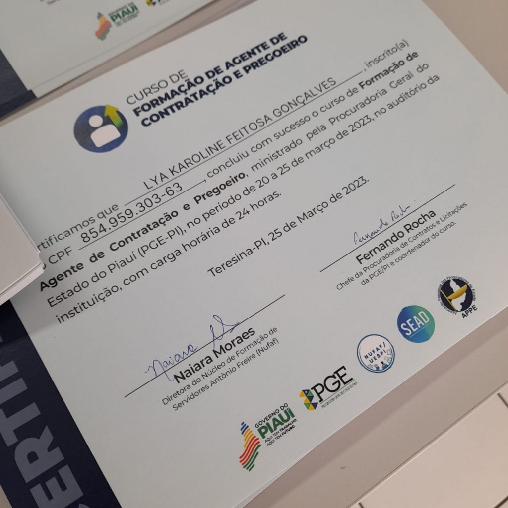 cursofinal Procuradoria Geral do Estado do Piauí